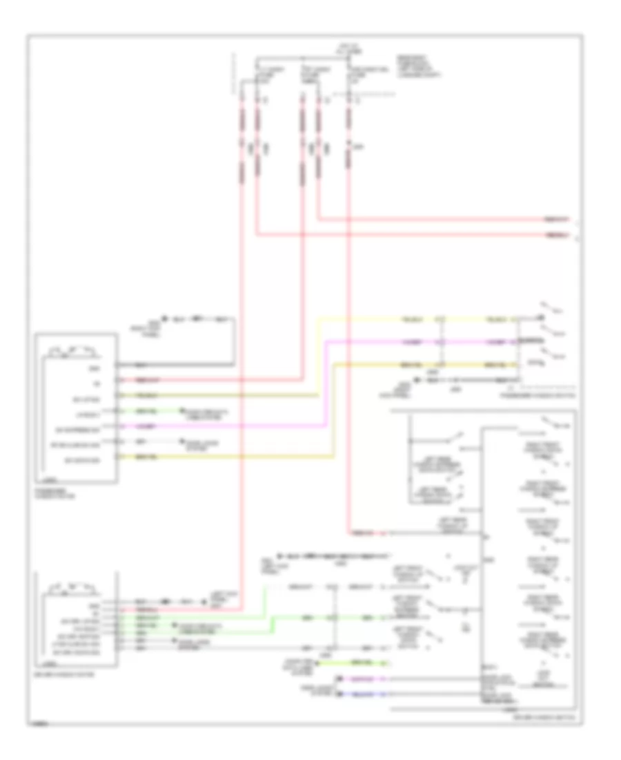 Power Windows Wiring Diagram Sedan Except CTS V 1 of 2 for Cadillac CTS Vsport 2014