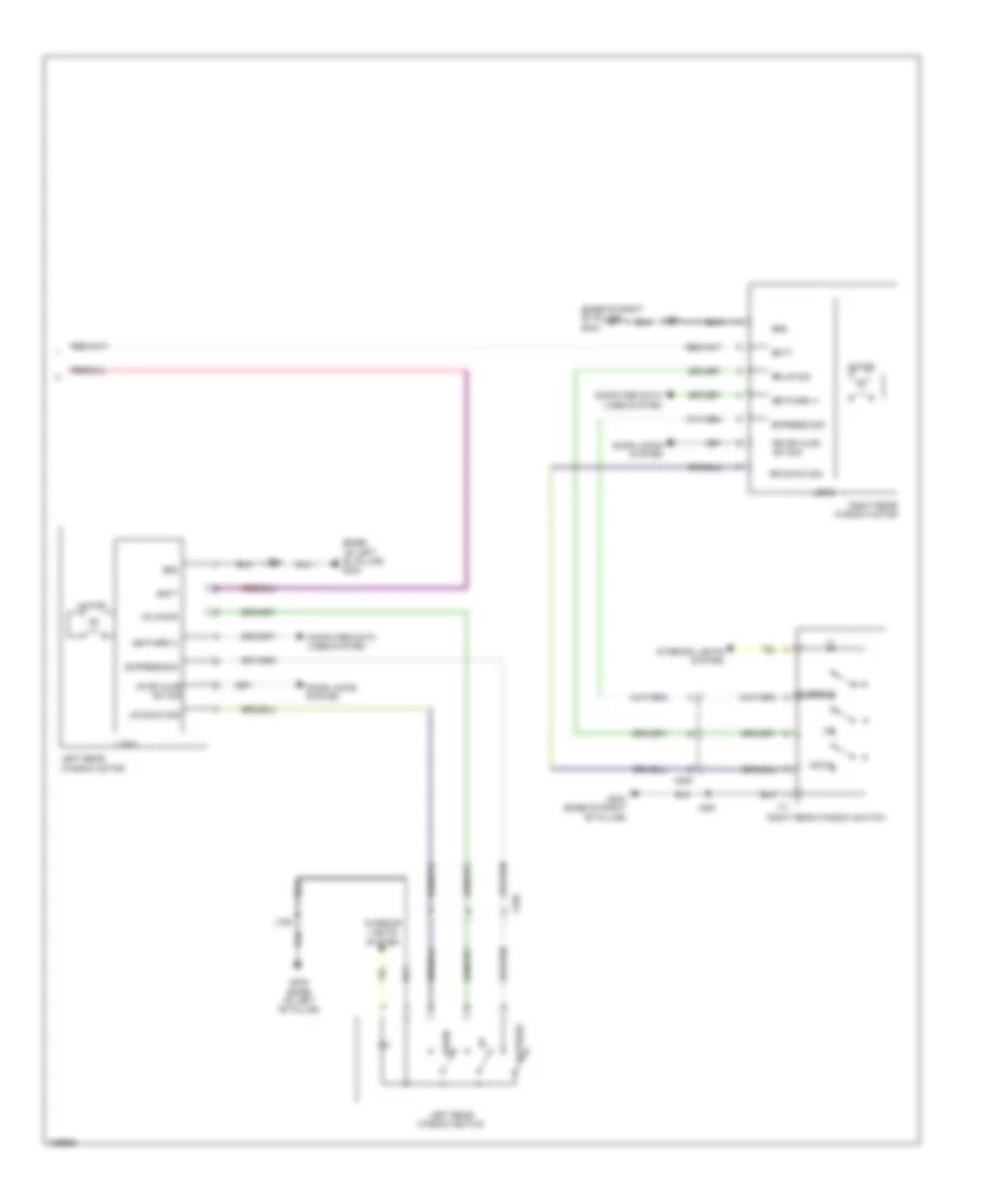 Power Windows Wiring Diagram Sedan Except CTS V 2 of 2 for Cadillac CTS Vsport 2014