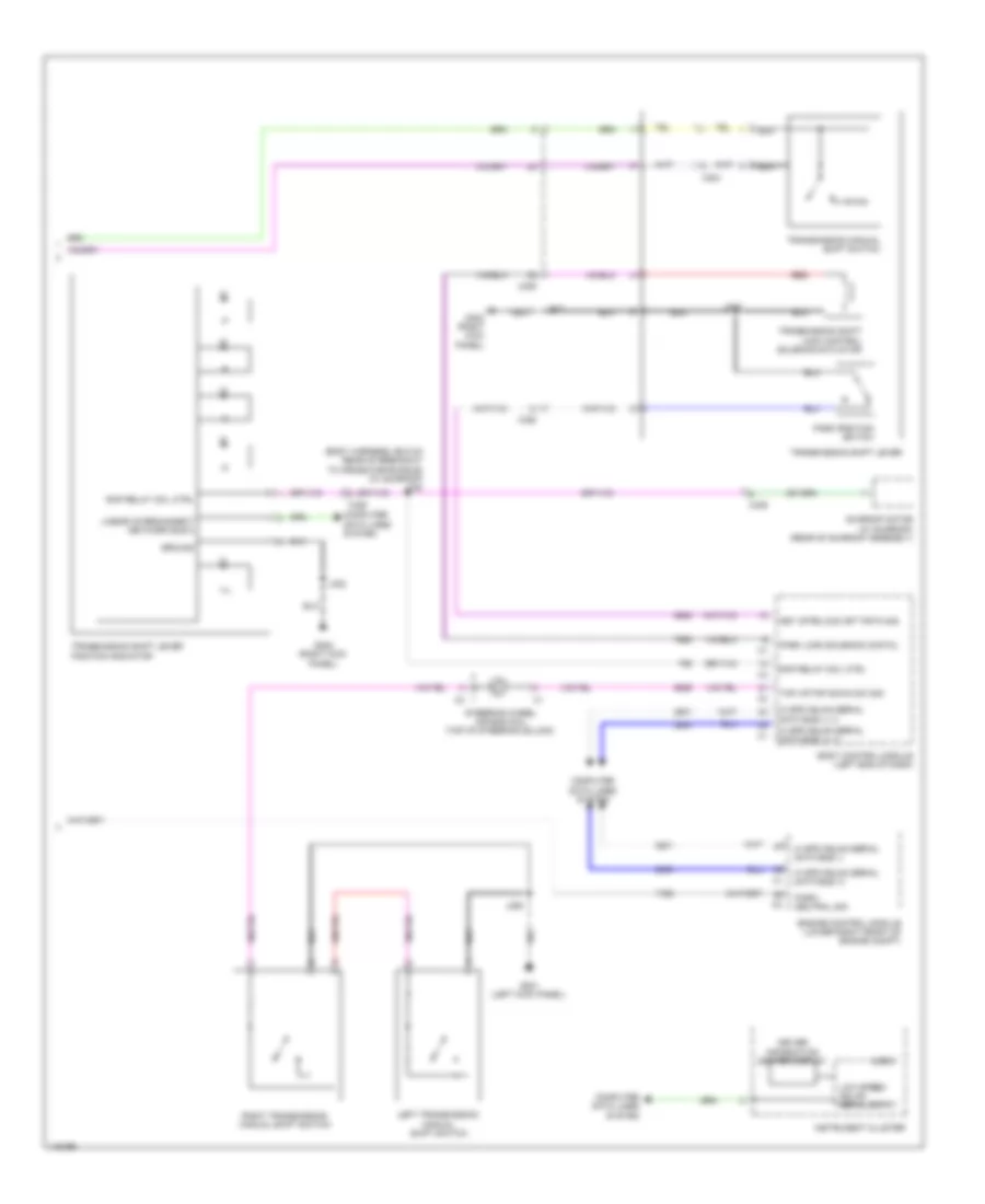 AT Wiring Diagram, Sedan Except CTS-V 6-Speed AT (2 of 2) for Cadillac CTS Vsport 2014