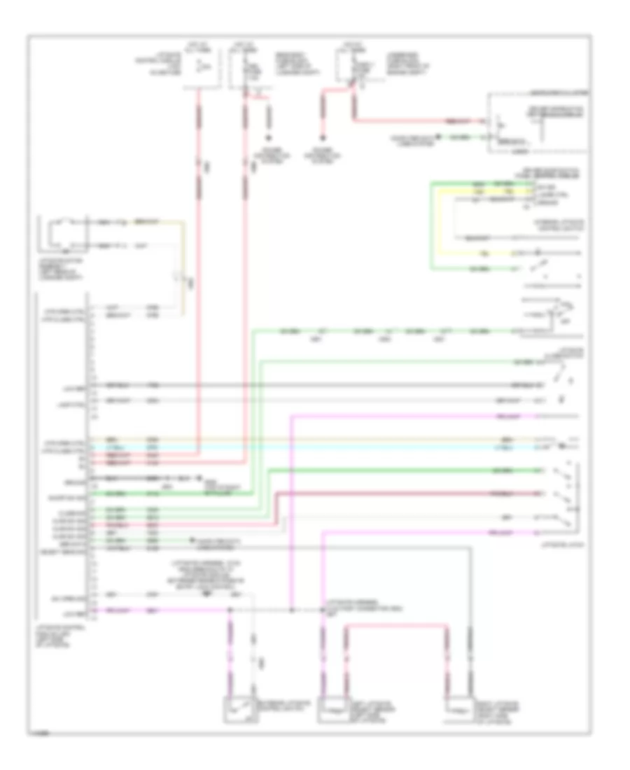 Power Liftgate Wiring Diagram for Cadillac CTS Vsport 2014