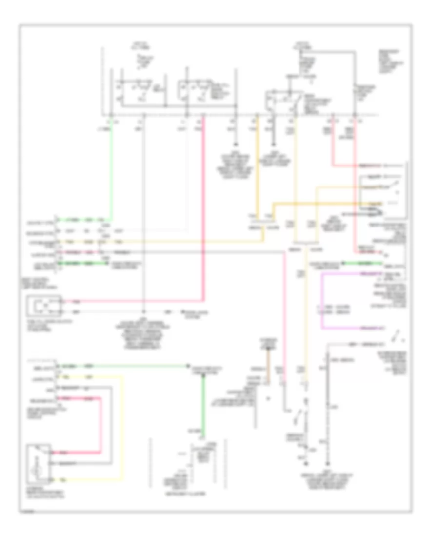 Trunk  Fuel Door Release Wiring Diagram, Sedan CTS-V for Cadillac CTS Vsport 2014