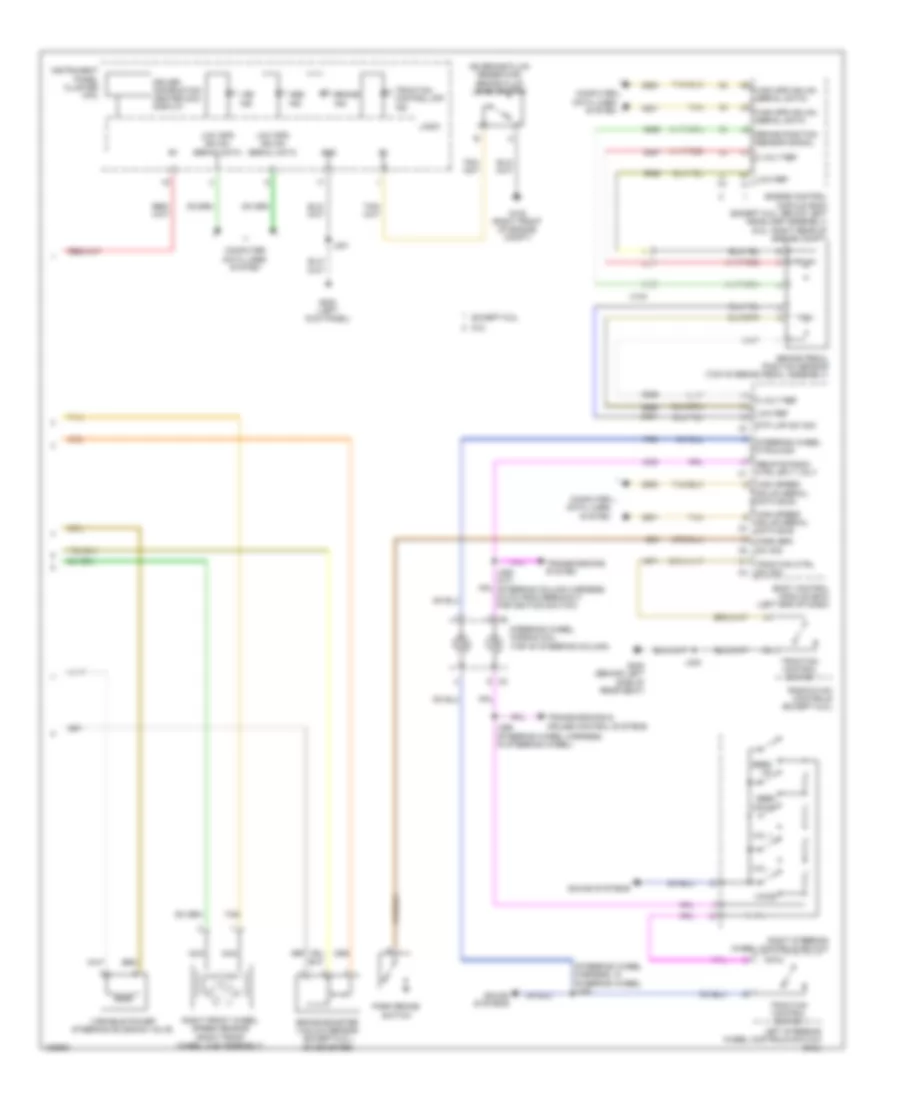 Anti lock Brakes Wiring Diagram Coupe 2 of 2 for Cadillac CTS Vsport 2014