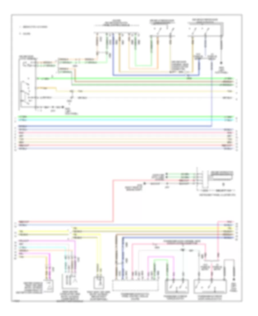 Forced Entry Wiring Diagram Sedan CTS V 2 of 3 for Cadillac CTS Vsport 2014