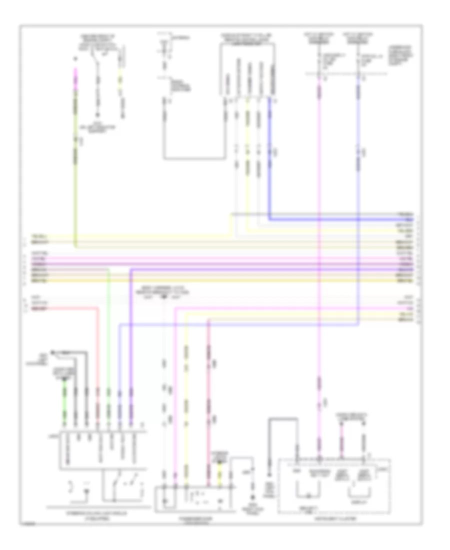 Forced Entry Wiring Diagram Sedan Except CTS V with Passive Keyless Entry 3 of 5 for Cadillac CTS Vsport 2014