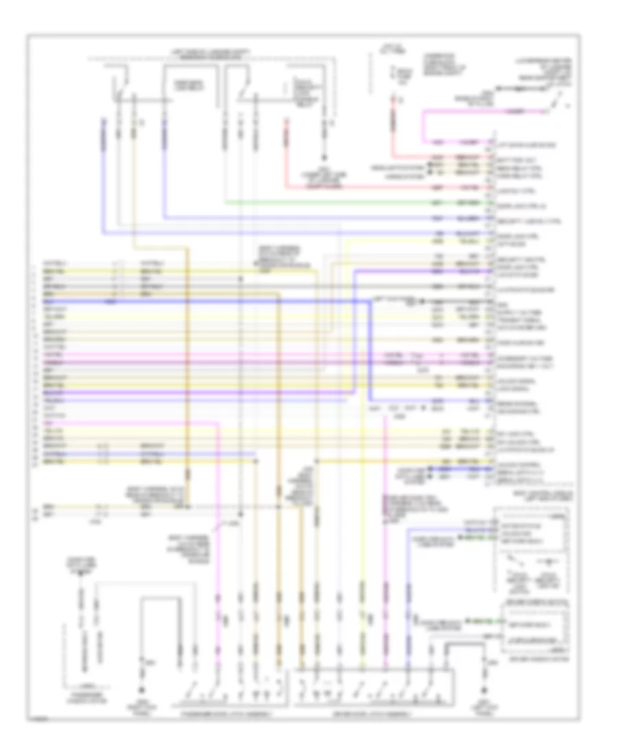 Forced Entry Wiring Diagram Sedan Except CTS V with Passive Keyless Entry 5 of 5 for Cadillac CTS Vsport 2014