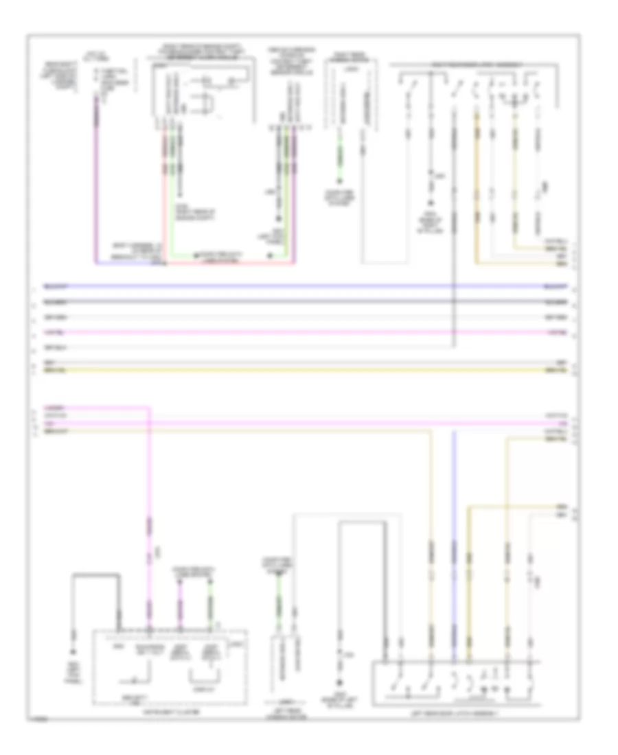 Forced Entry Wiring Diagram Sedan Except CTS V without Passive Keyless Entry 2 of 3 for Cadillac CTS Vsport 2014