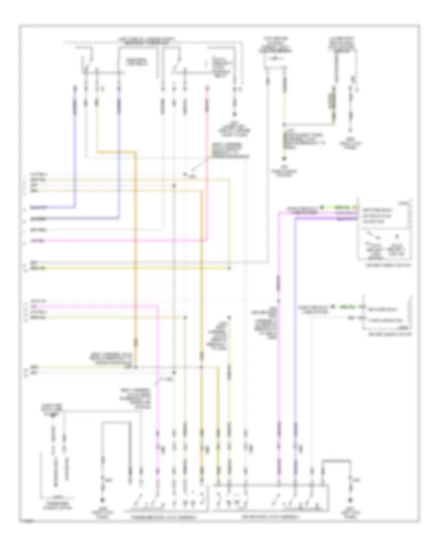 Forced Entry Wiring Diagram Sedan Except CTS V without Passive Keyless Entry 3 of 3 for Cadillac CTS Vsport 2014