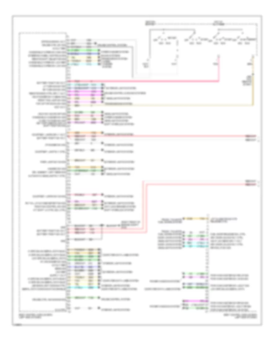 Body Control Modules Wiring Diagram Coupe 1 of 2 for Cadillac CTS Vsport 2014