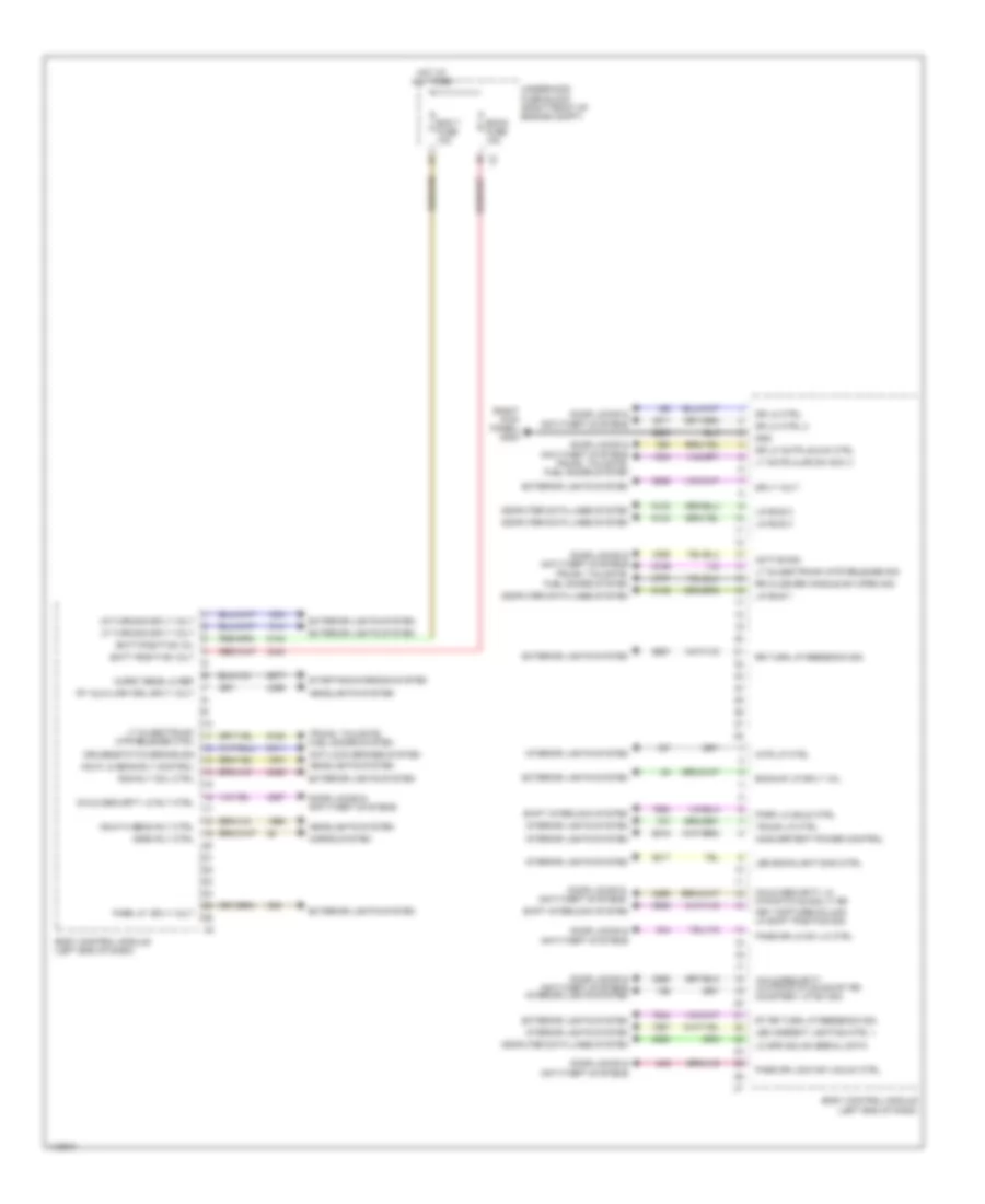 Body Control Modules Wiring Diagram Sedan Except CTS V 2 of 2 for Cadillac CTS Vsport 2014