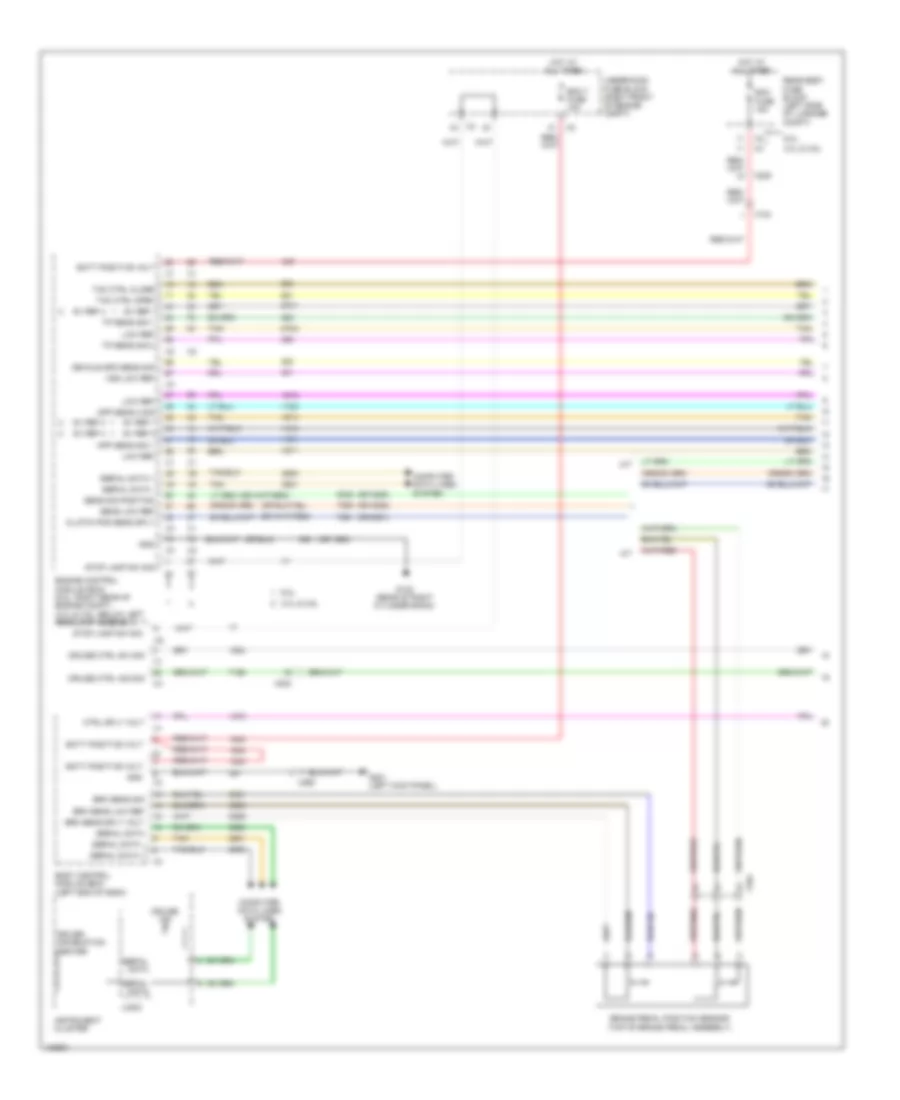 Cruise Control Wiring Diagram Coupe 1 of 2 for Cadillac CTS Vsport 2014