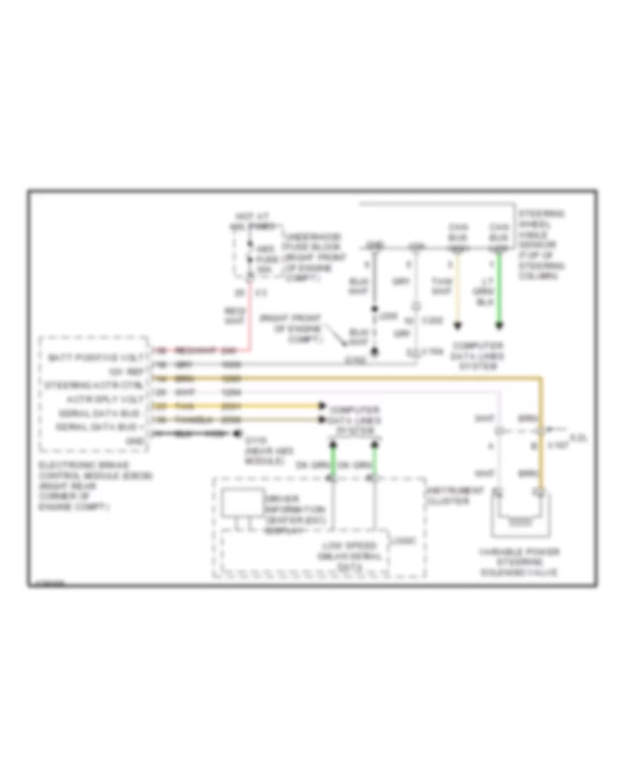 Electronic Power Steering Wiring Diagram Coupe for Cadillac CTS Vsport 2014