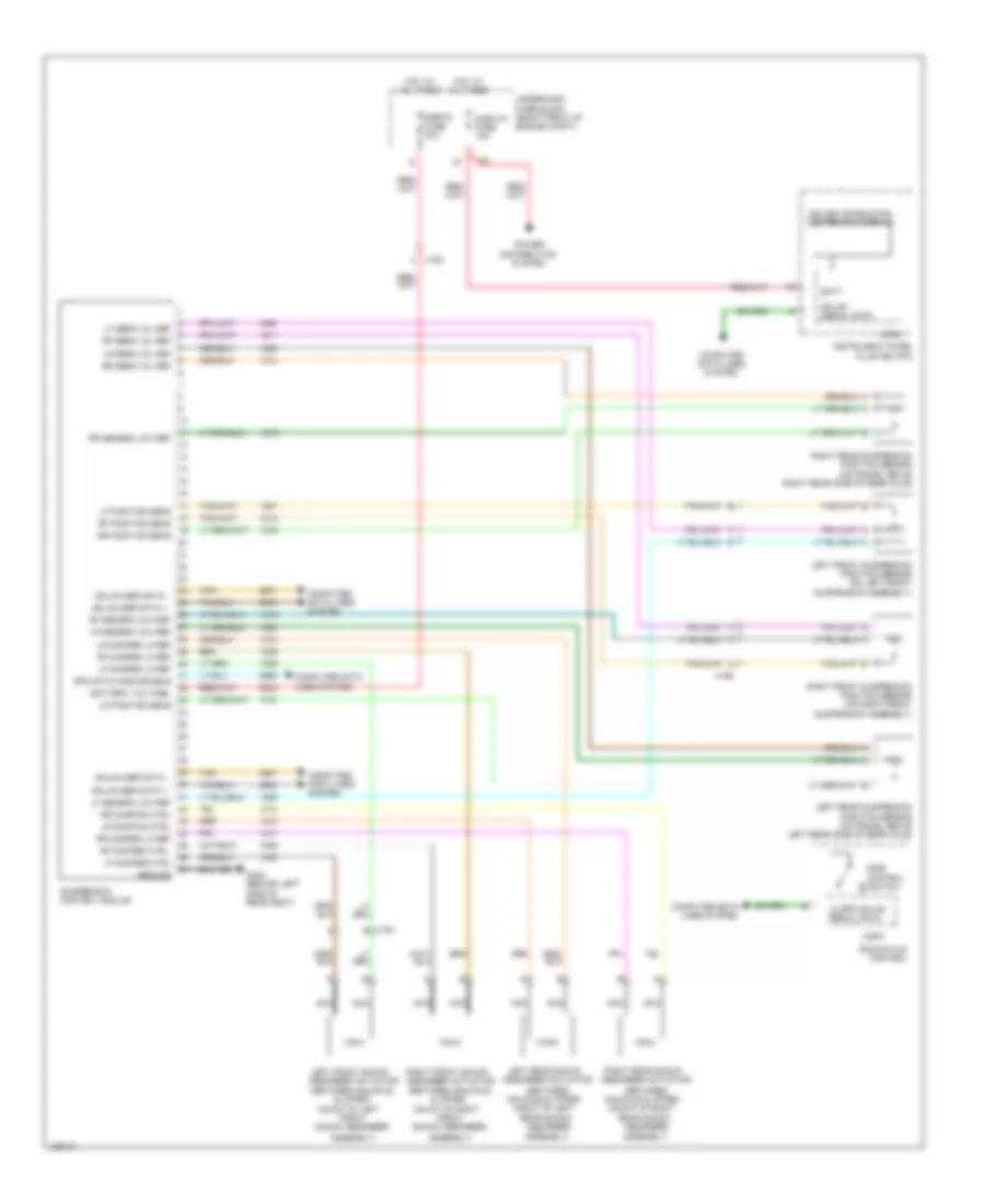 Electronic Suspension Wiring Diagram Coupe for Cadillac CTS Vsport 2014