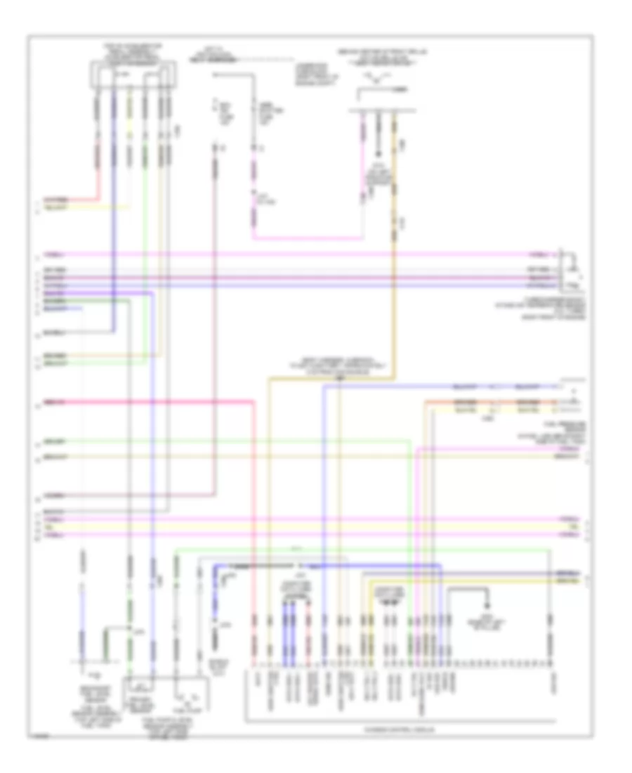 2.0L VIN X, Engine Performance Wiring Diagram (2 of 7) for Cadillac CTS Vsport 2014