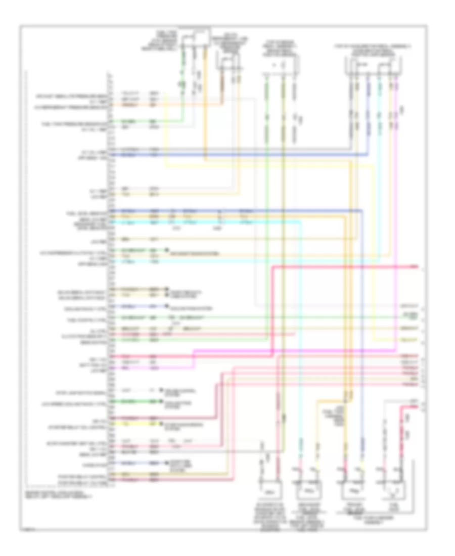 3.0L VIN 5, Engine Performance Wiring Diagram (1 of 5) for Cadillac CTS Vsport 2014