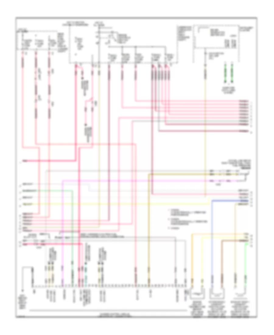 3.6L VIN 3, Engine Performance Wiring Diagram, Coupe (2 of 5) for Cadillac CTS Vsport 2014