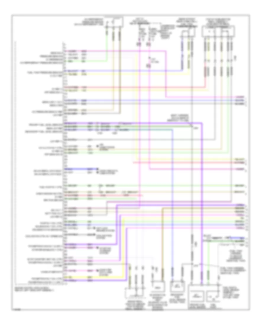 3 6L VIN 3 Engine Performance Wiring Diagram Sedan 1 of 6 for Cadillac CTS Vsport 2014