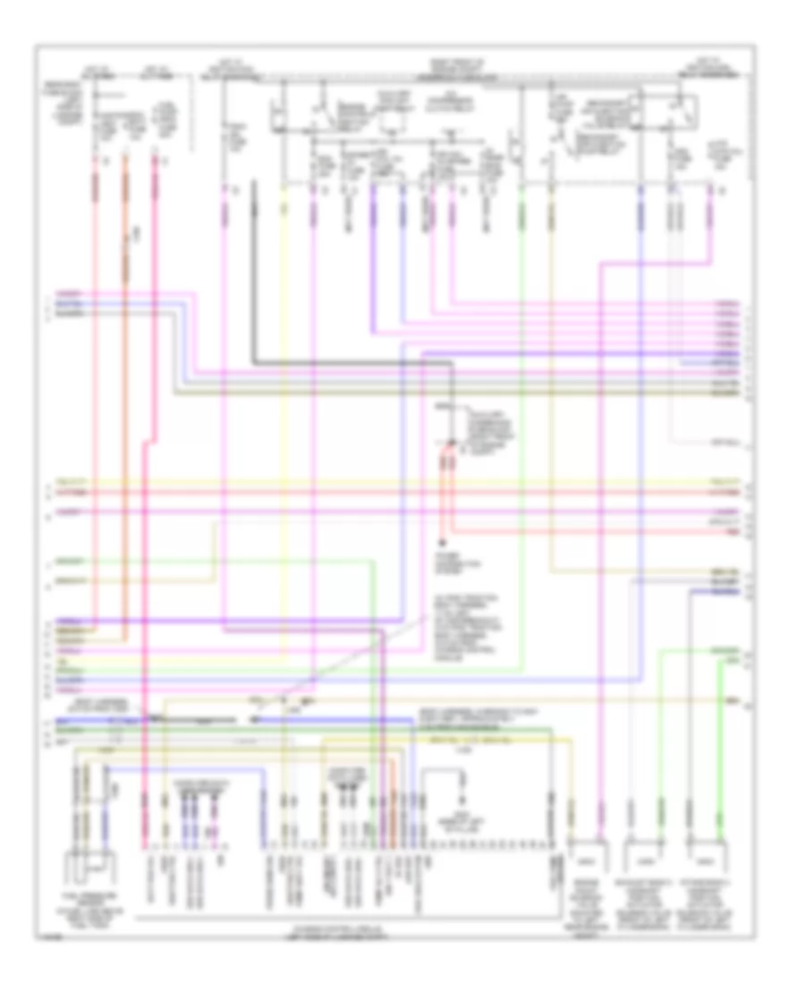 3 6L VIN 3 Engine Performance Wiring Diagram Sedan 2 of 6 for Cadillac CTS Vsport 2014