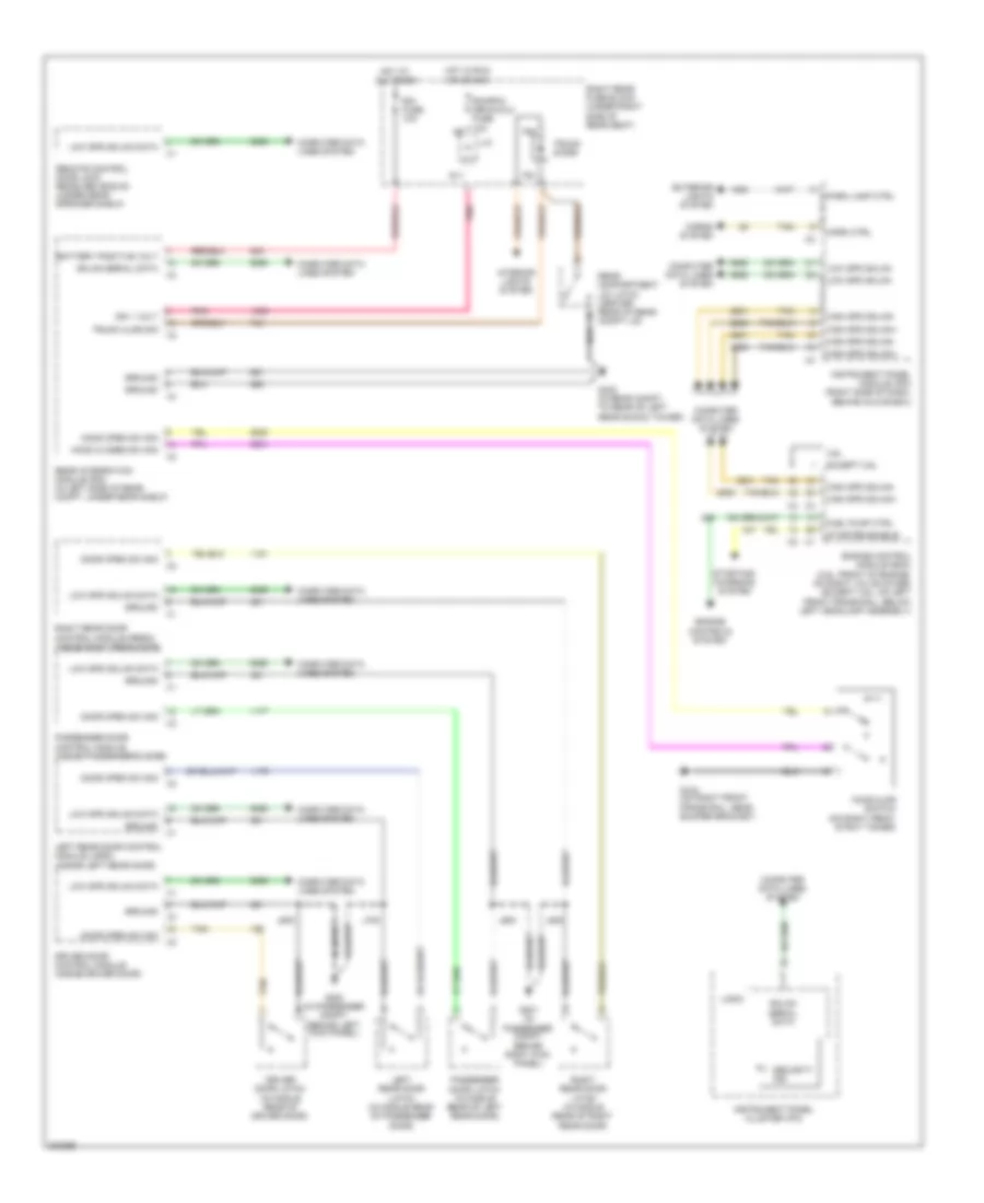Anti-theft Wiring Diagram for Cadillac STS 2009