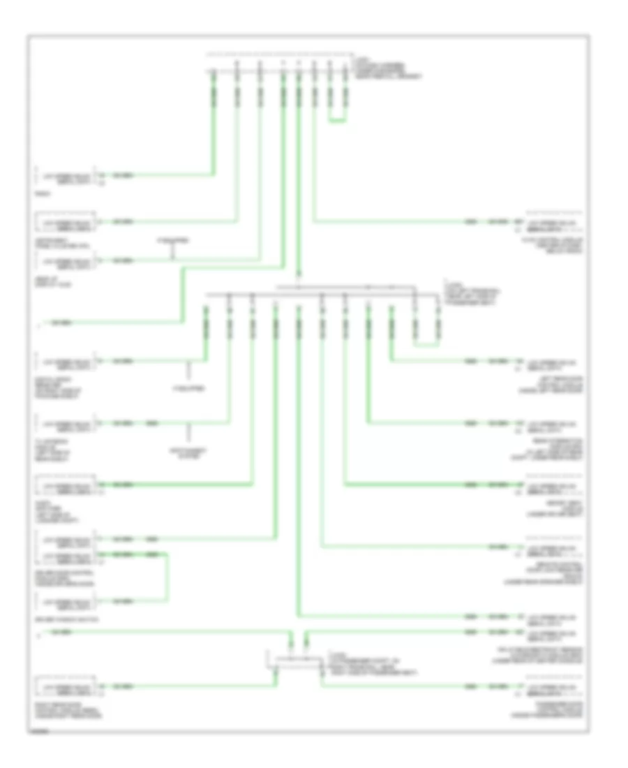 Computer Data Lines Wiring Diagram (4 of 4) for Cadillac STS 2009