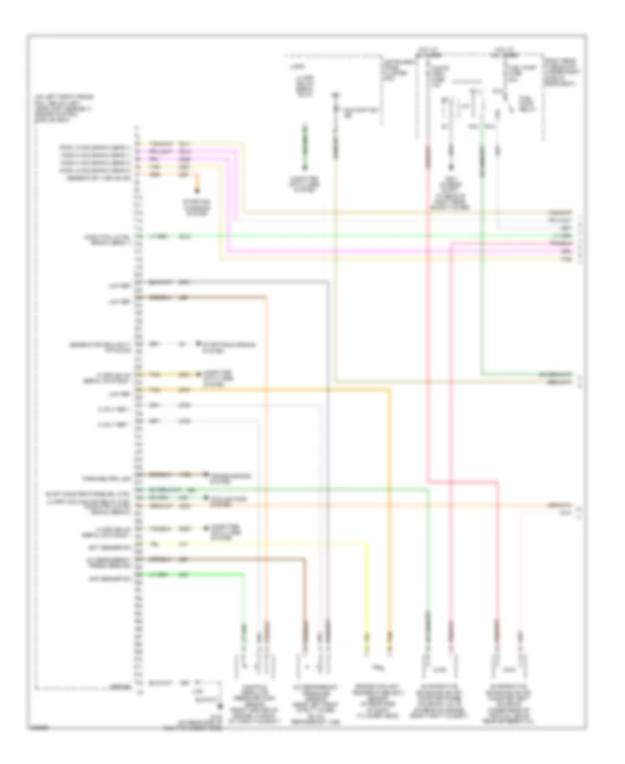 4 6L VIN A Engine Performance Wiring Diagram 1 of 6 for Cadillac STS 2009