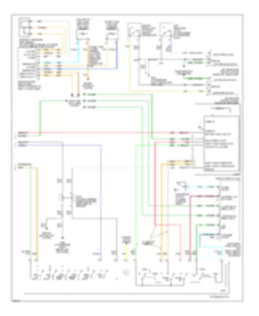 3.6L VIN V, Instrument Cluster Wiring Diagram (2 of 2) for Cadillac STS 2009