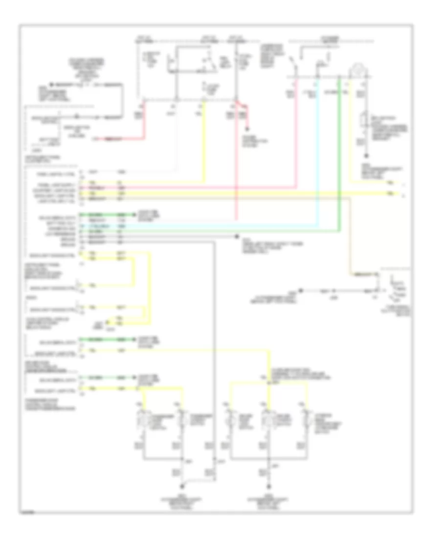 Instrument Illumination Wiring Diagram 1 of 2 for Cadillac STS 2009
