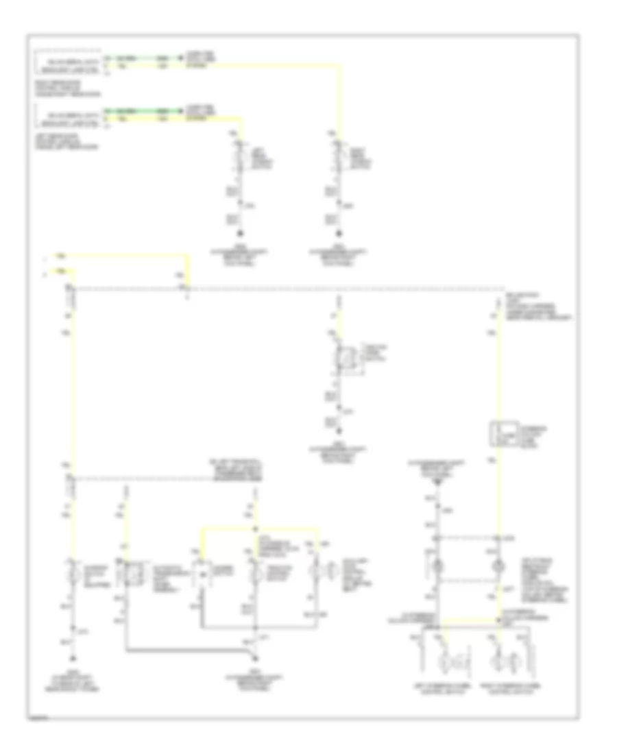 Instrument Illumination Wiring Diagram 2 of 2 for Cadillac STS 2009