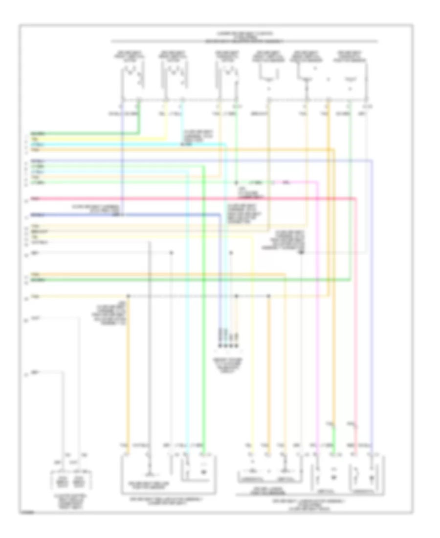 Memory Seat Wiring Diagram (2 of 2) for Cadillac STS 2009