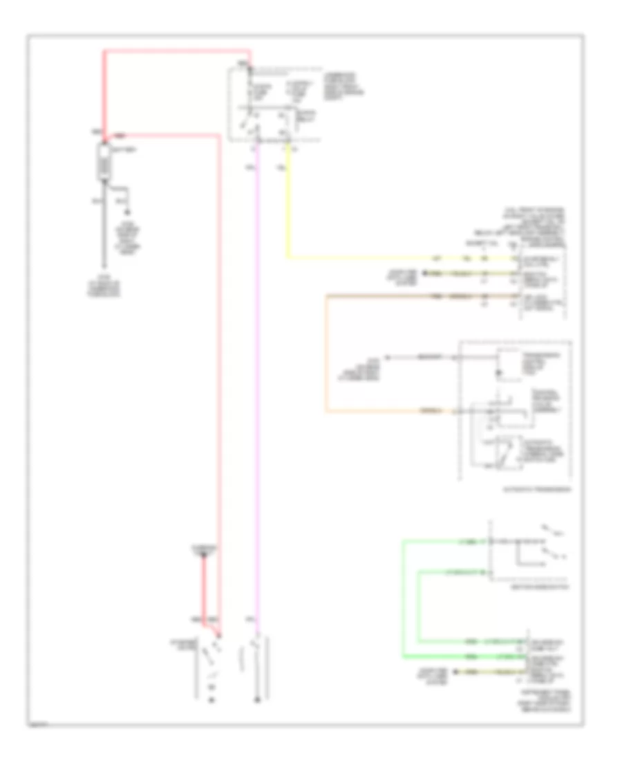 Starting Wiring Diagram for Cadillac STS 2009