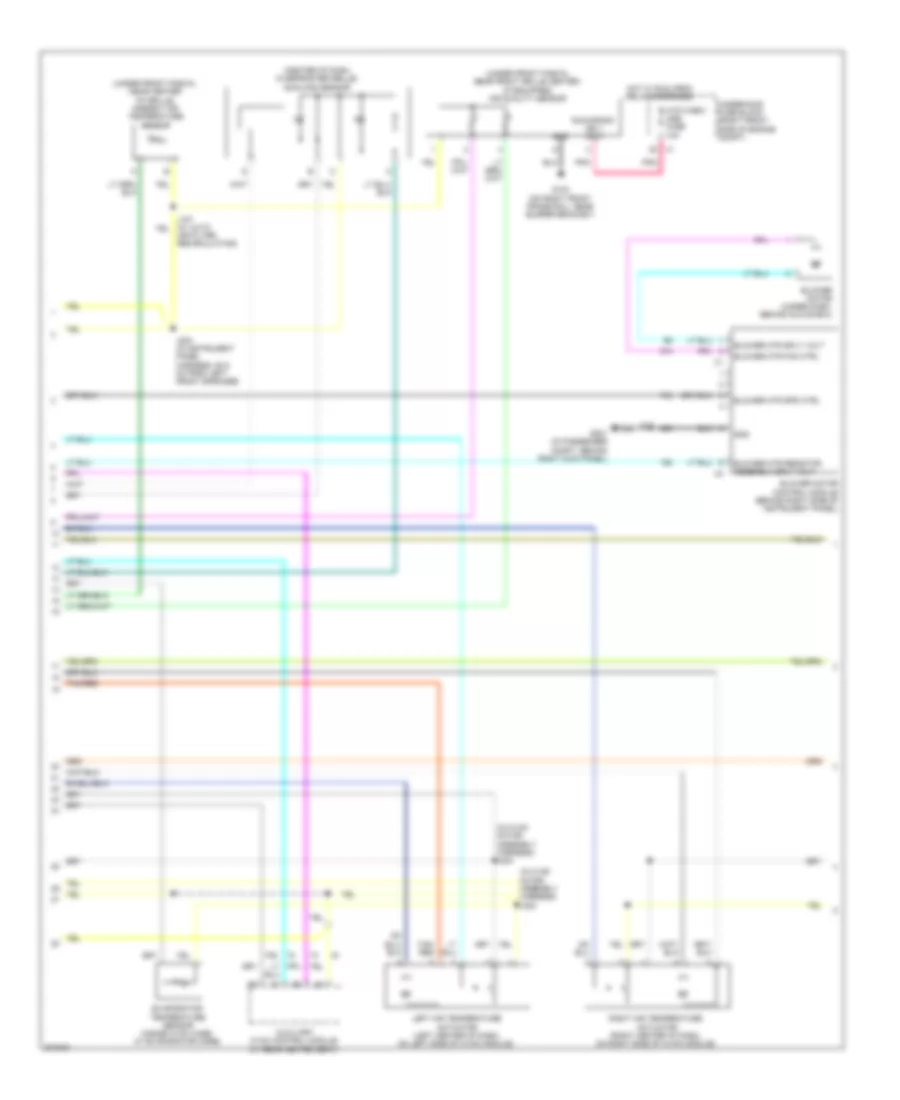 Automatic AC Wiring Diagram (2 of 3) for Cadillac STS V 2009
