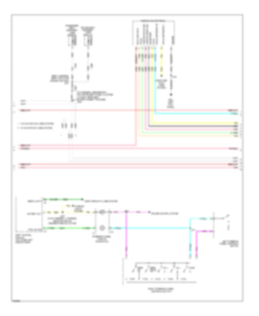 Radio Wiring Diagram (2 of 5) for Cadillac SRX 2011