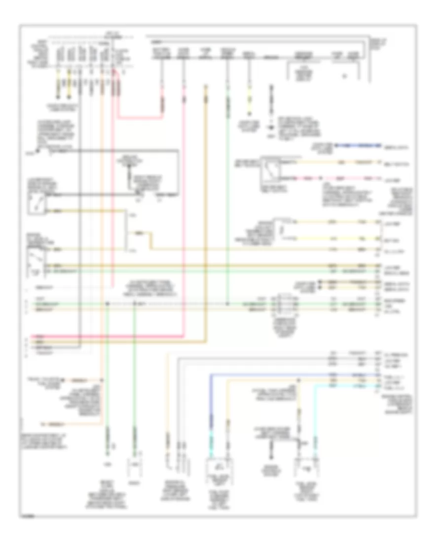 Instrument Cluster Wiring Diagram 2 of 2 for Cadillac XDiscovery 2009