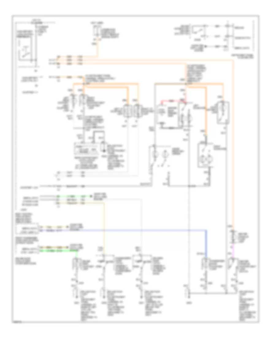 Courtesy Lamps Wiring Diagram for Cadillac XDiscovery 2009