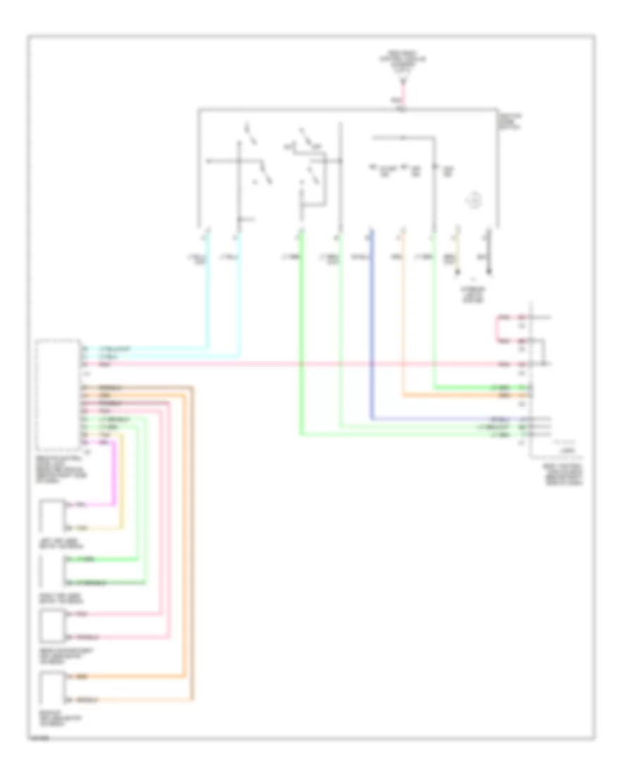 Power Distribution Wiring Diagram 4 of 4 for Cadillac XDiscovery 2009