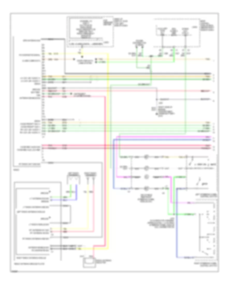 Radio Wiring Diagram 1 of 3 for Cadillac XDiscovery 2009