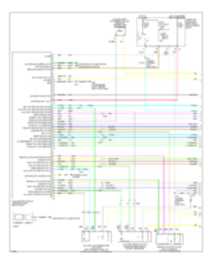 Automatic A C Wiring Diagram 1 of 3 for Cadillac STS 2011