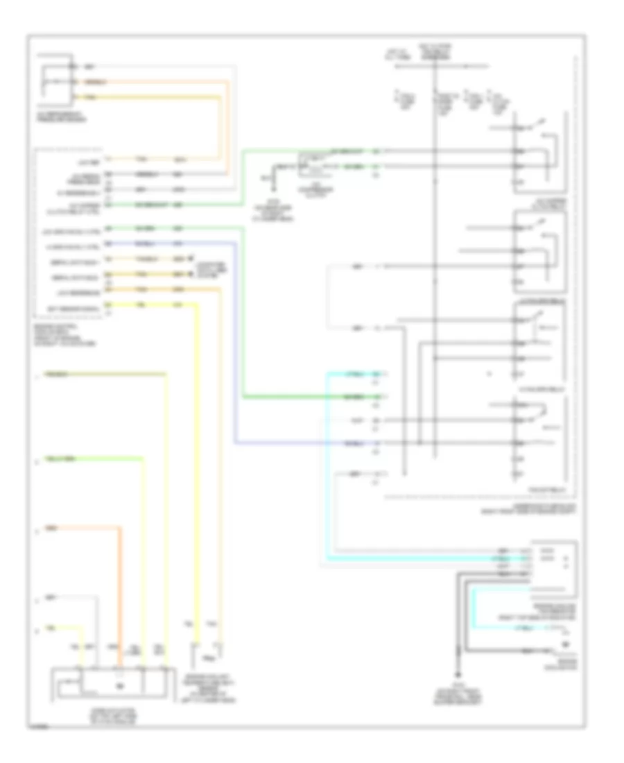 Automatic A C Wiring Diagram 3 of 3 for Cadillac STS 2011