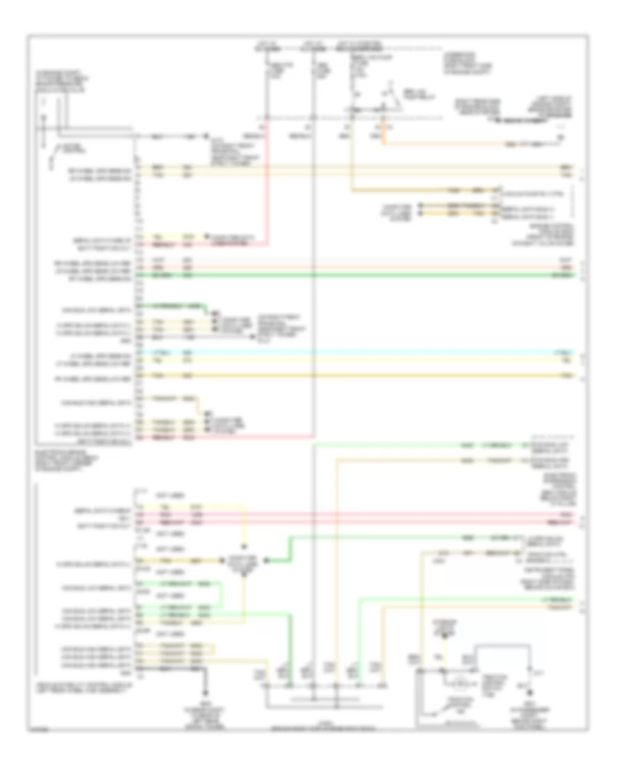 Anti lock Brakes Wiring Diagram with VSC 1 of 2 for Cadillac STS 2011