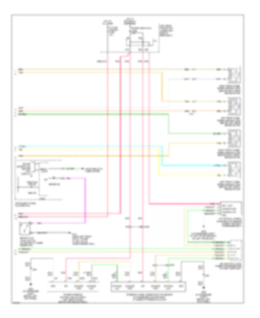 Anti lock Brakes Wiring Diagram with VSC 2 of 2 for Cadillac STS 2011