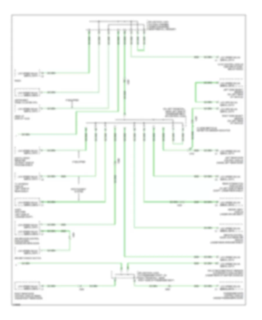 Computer Data Lines Wiring Diagram 4 of 4 for Cadillac STS 2011