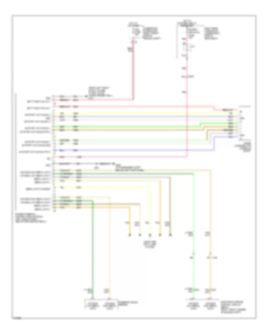 Electronic Power Steering Wiring Diagram with Active Brake for Cadillac STS 2011