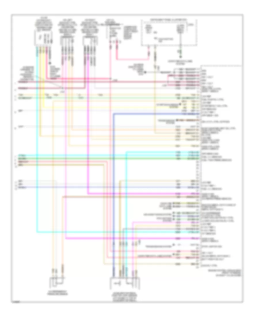 3 6L VIN V Engine Performance Wiring Diagram 5 of 5 for Cadillac STS 2011