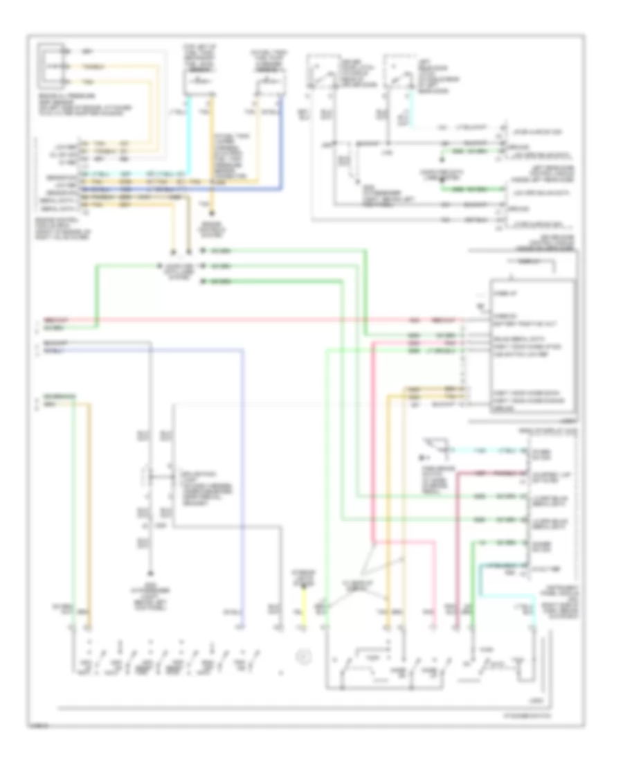 Instrument Cluster Wiring Diagram 2 of 2 for Cadillac STS 2011