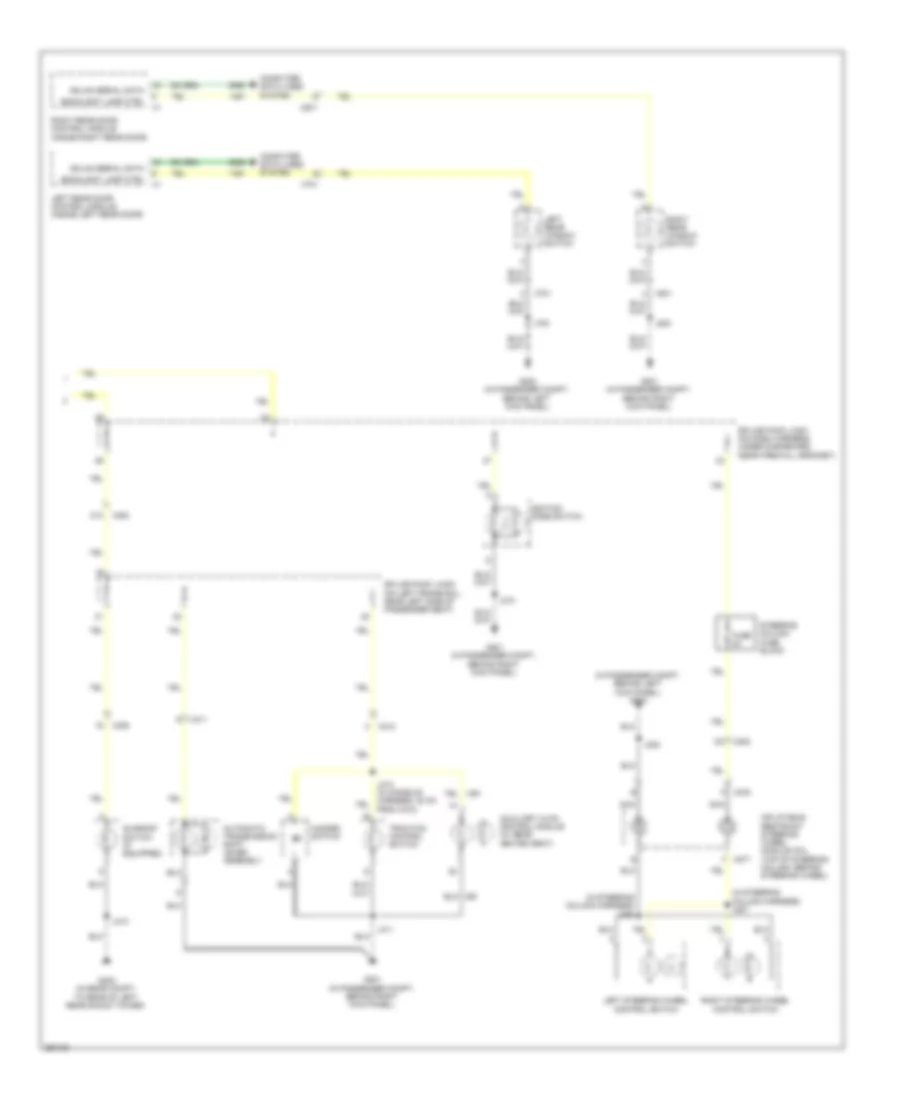 Instrument Illumination Wiring Diagram 2 of 2 for Cadillac STS 2011