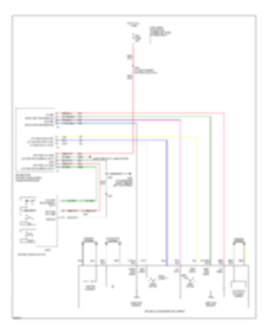 Driver s Mirror Wiring Diagram for Cadillac STS 2011