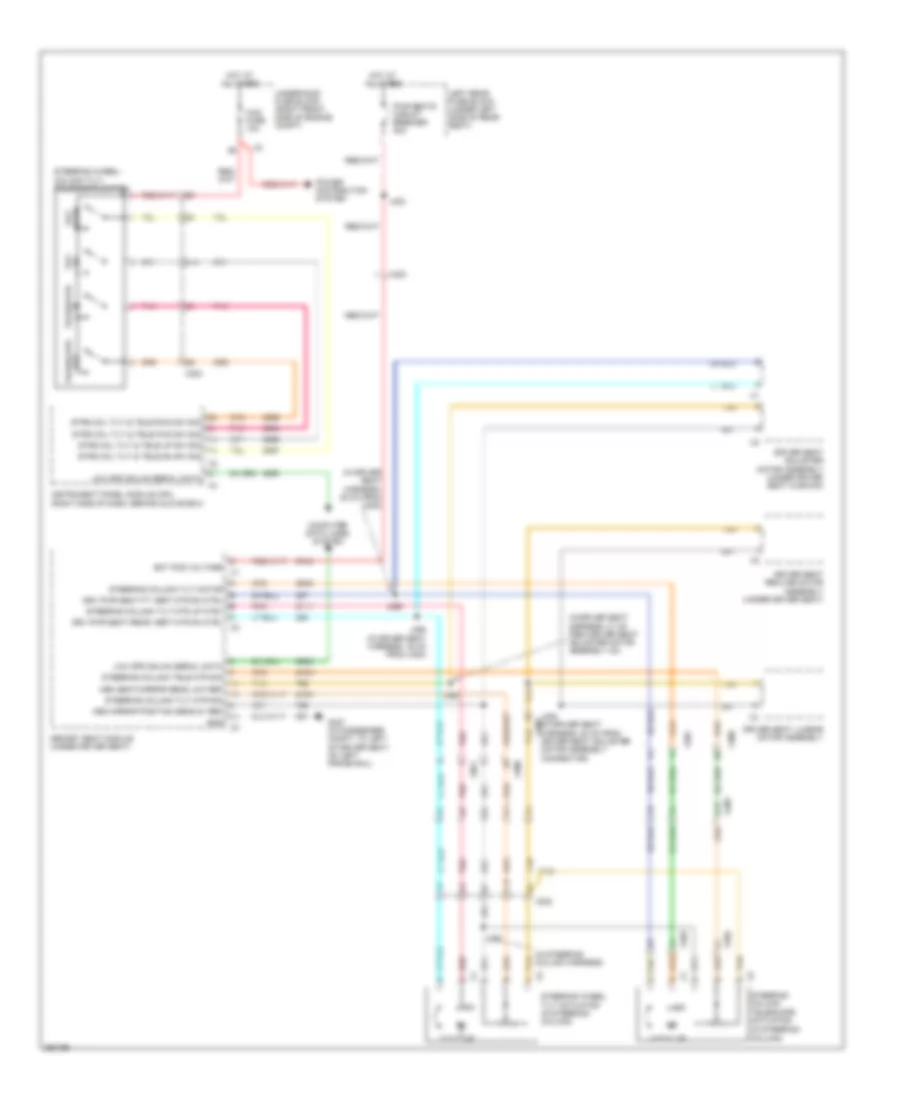 Memory Power Tilt  Power Telescopic Wiring Diagram for Cadillac STS 2011