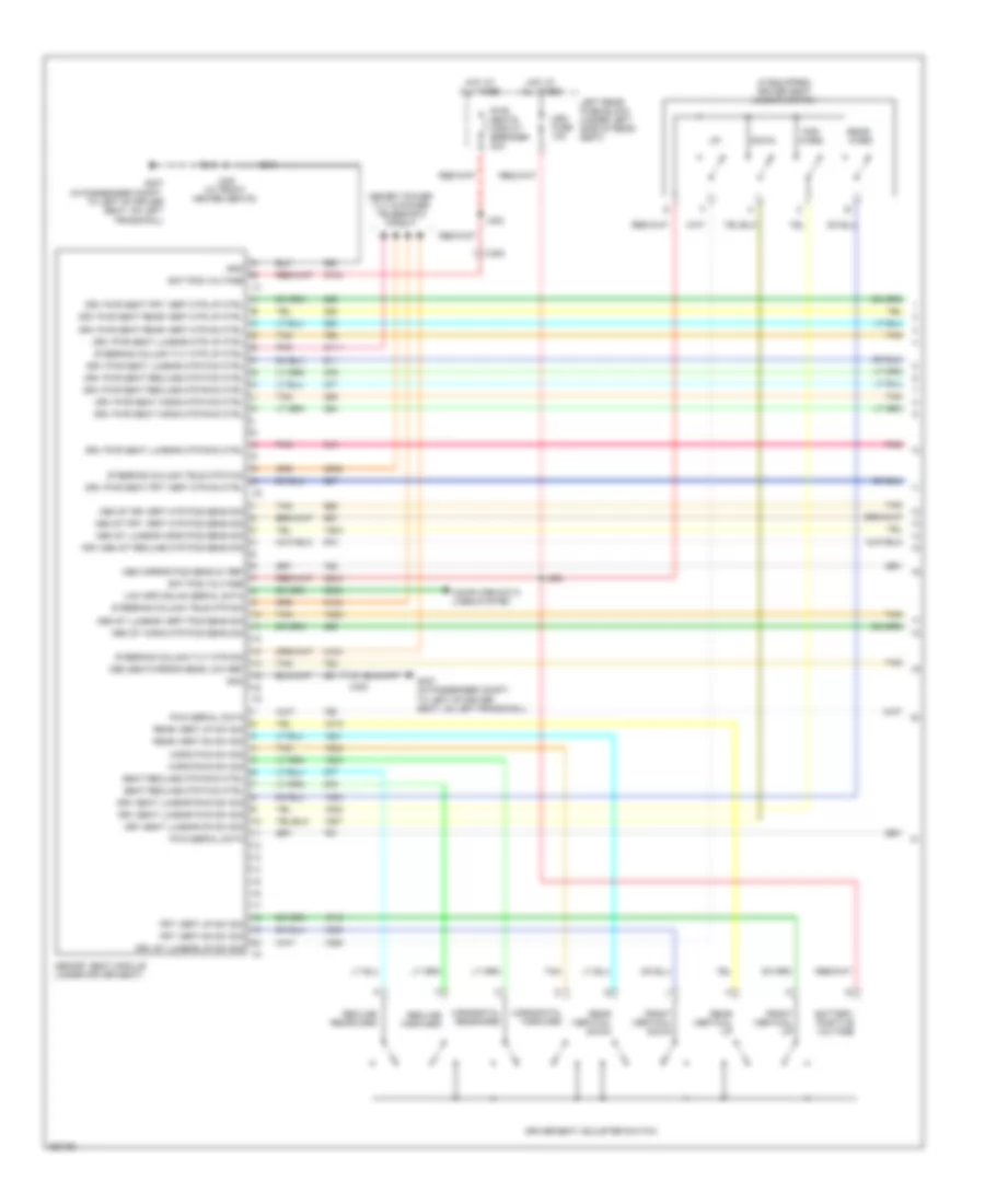 Memory Seat Wiring Diagram 1 of 2 for Cadillac STS 2011