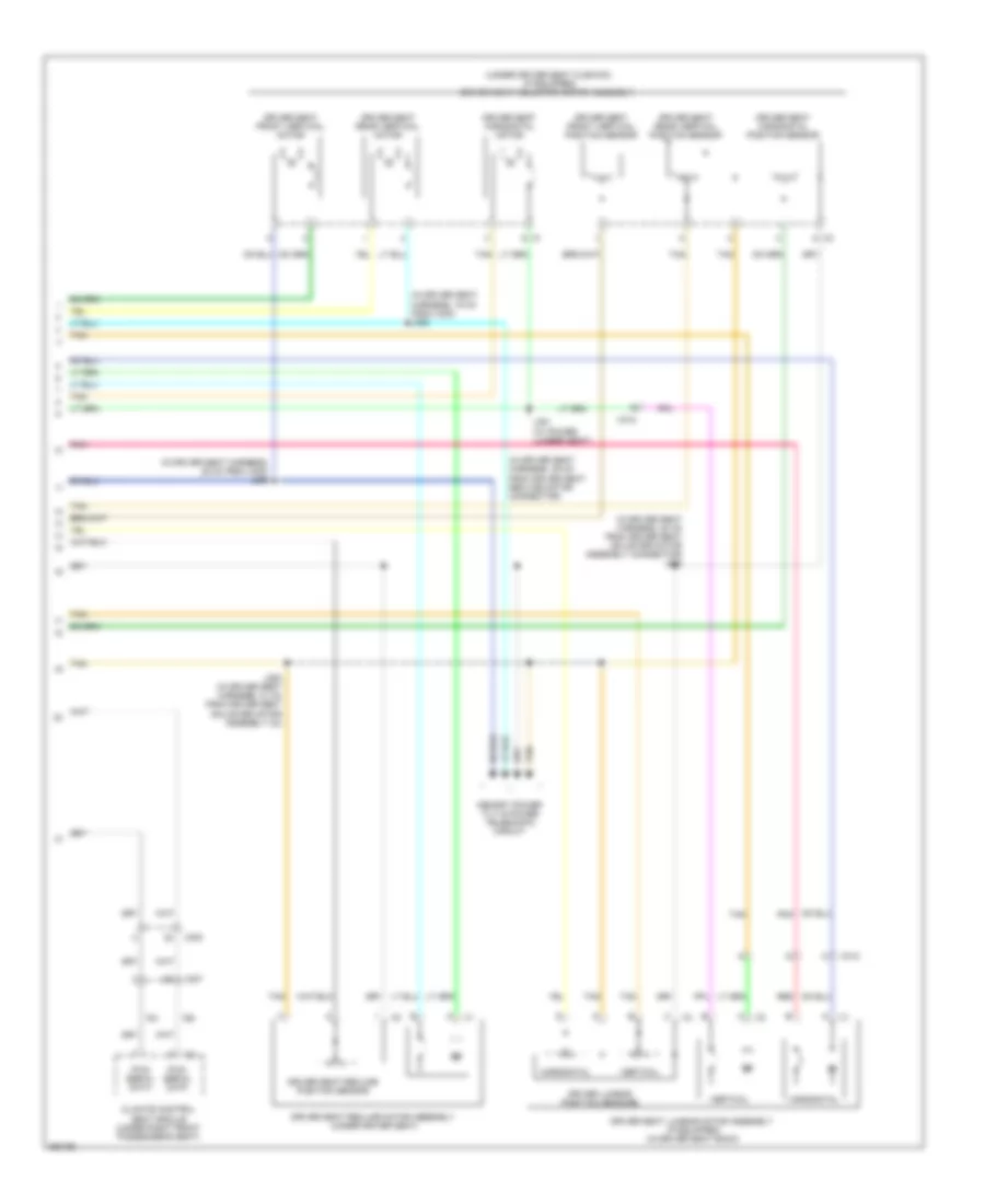 Memory Seat Wiring Diagram 2 of 2 for Cadillac STS 2011