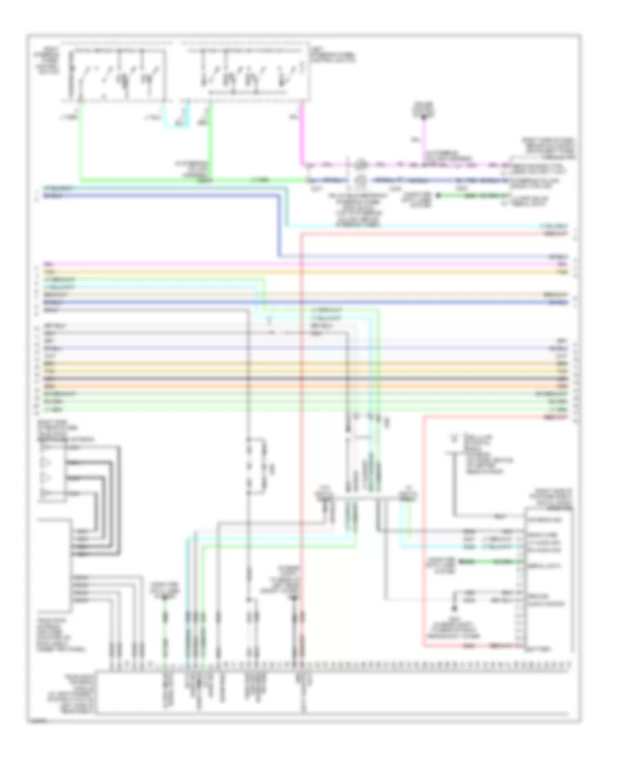 Navigation Wiring Diagram with 15 Speakers 2 of 4 for Cadillac STS 2011