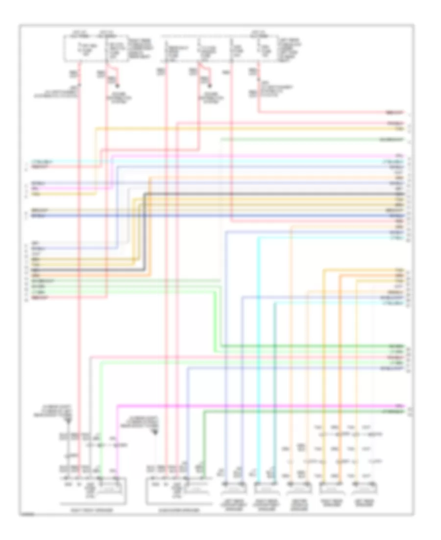 Navigation Wiring Diagram with 15 Speakers 3 of 4 for Cadillac STS 2011